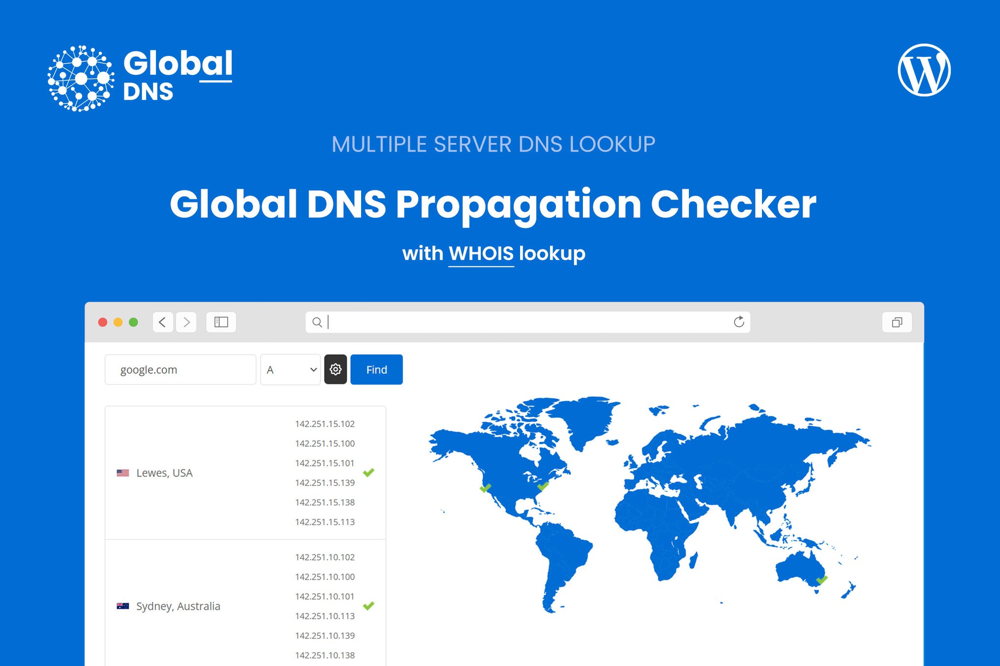 Global Dns – Dns Propagation Checker