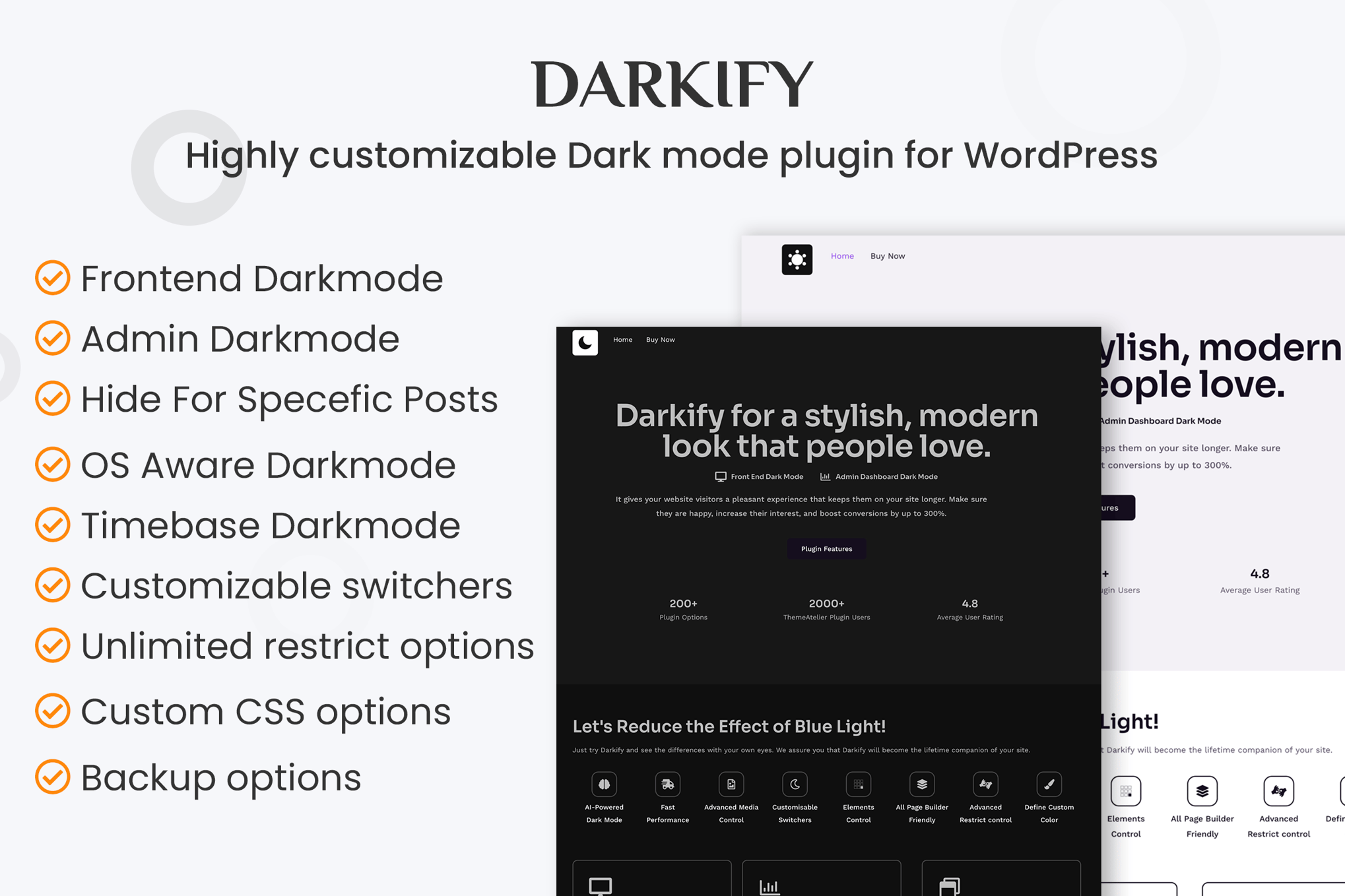 Darkify – Wordpress Dark Mode Plugin