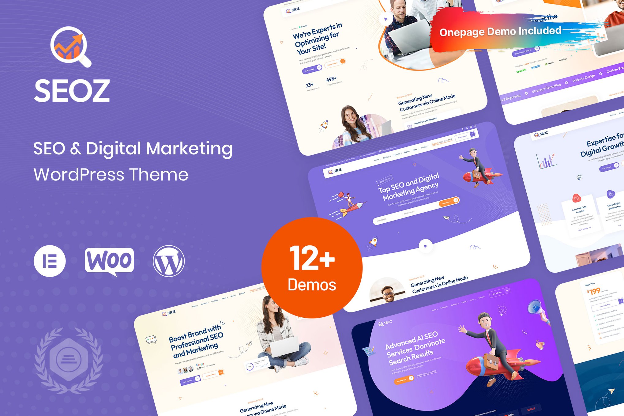 Seoz – Seo & Digital Marketing Wordpress Theme