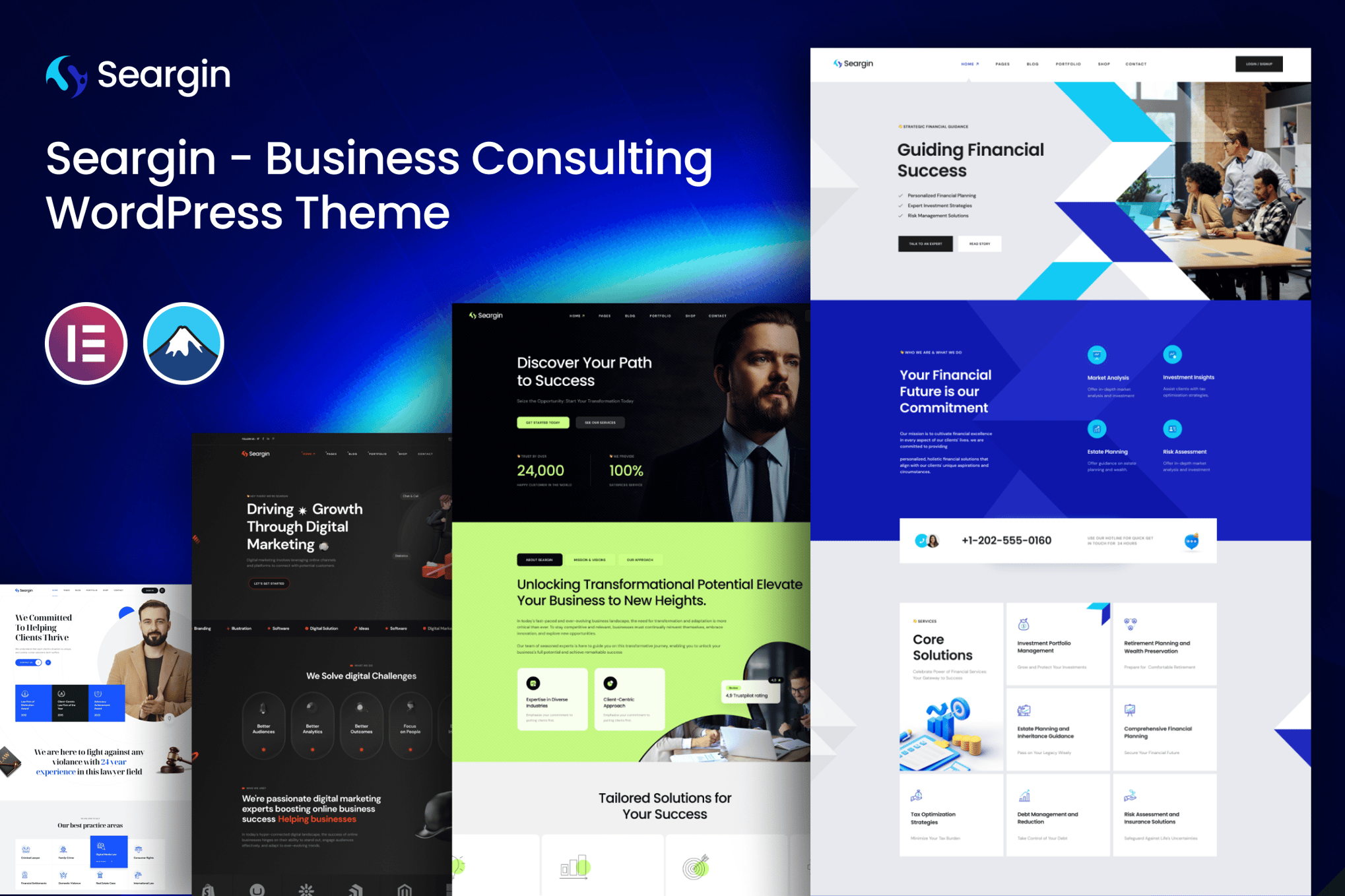 Seargin – Business Consulting Wordpress Theme