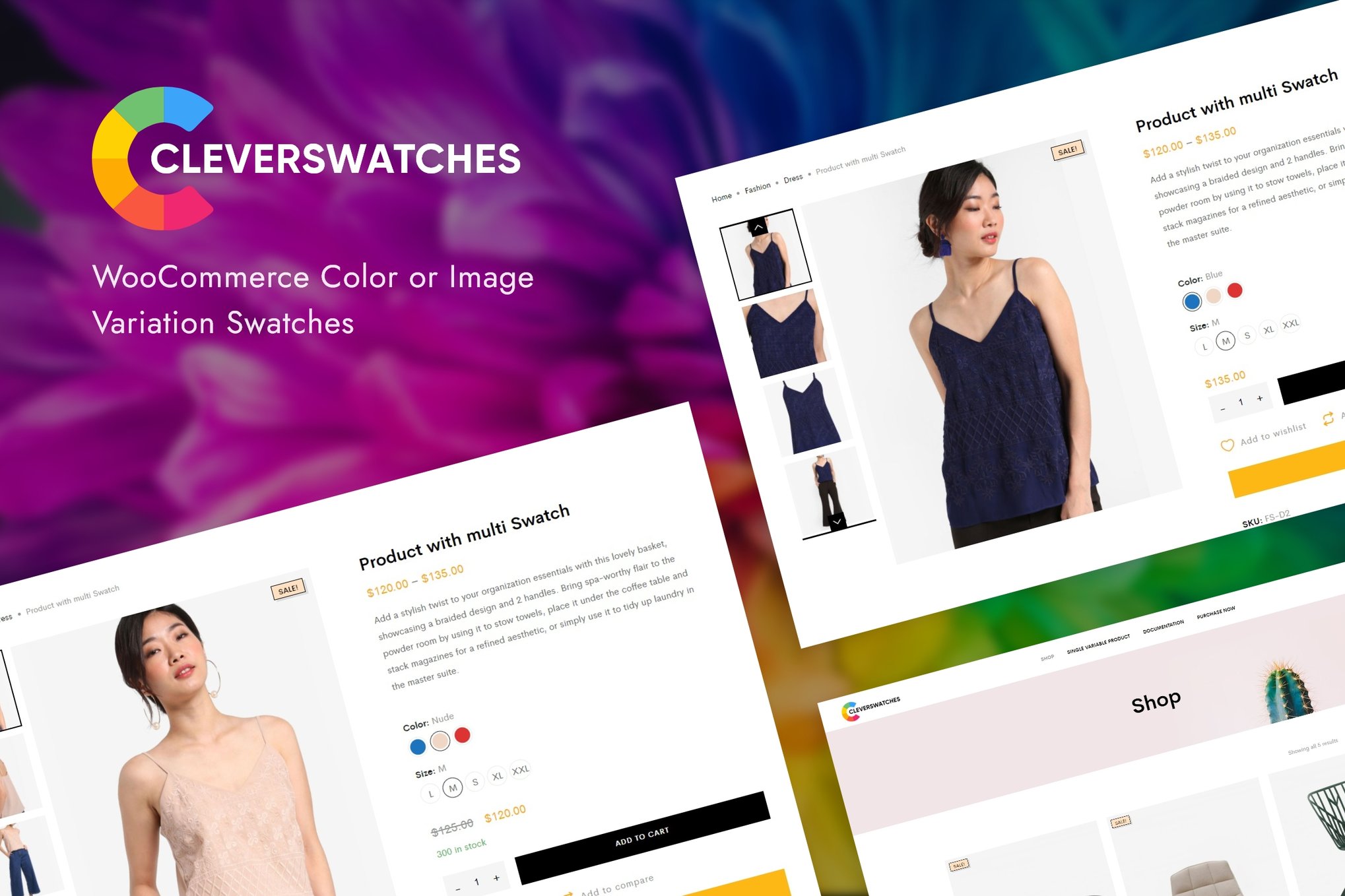 Cleverswatches – Woocommerce Variation Swatches