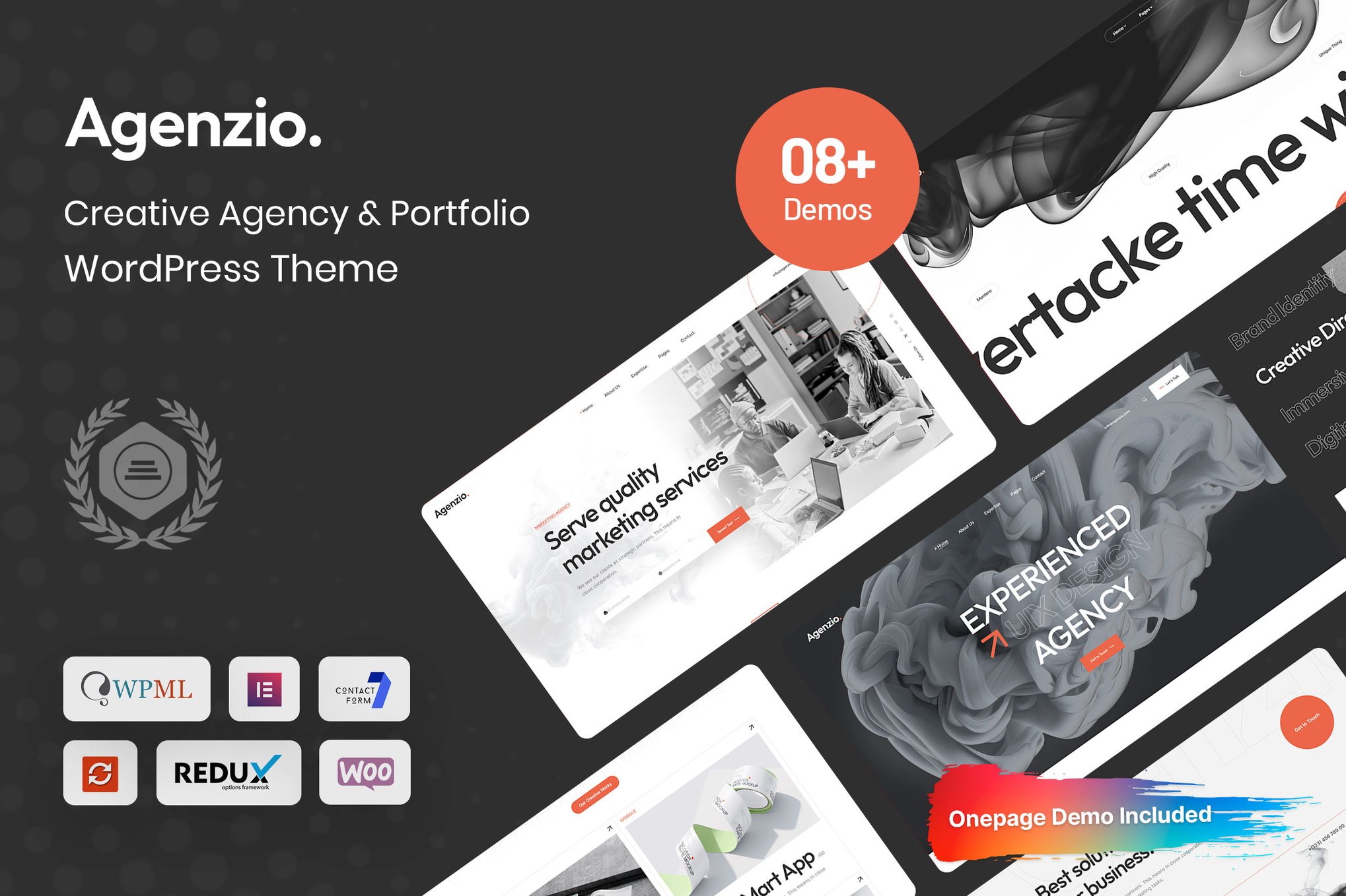 Agenzio – Creative Agency & Portfolio Theme