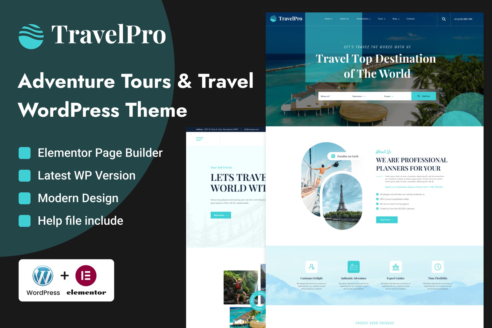 Travelpro – Tours & Travel Agency Wordpress Theme