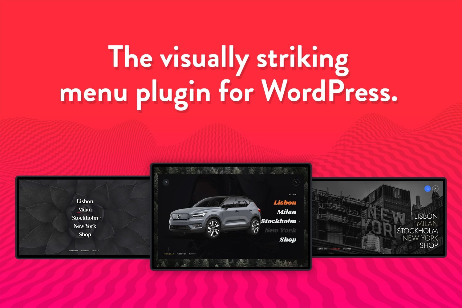 Wauki: Fullscreen Wordpress Menu
